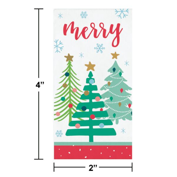 A merry christmas tree paper table cover