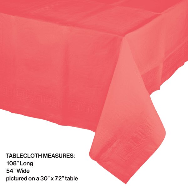 A table cloth with the size of a tablecloth